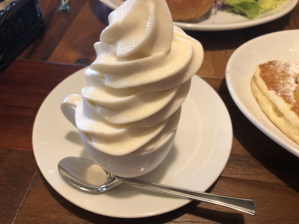 コナズ珈琲綾瀬店のソフトクリーム